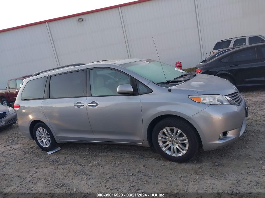 5TDYK3DC4ES483547 2014 Toyota Sienna Xle V6 8 Passenger