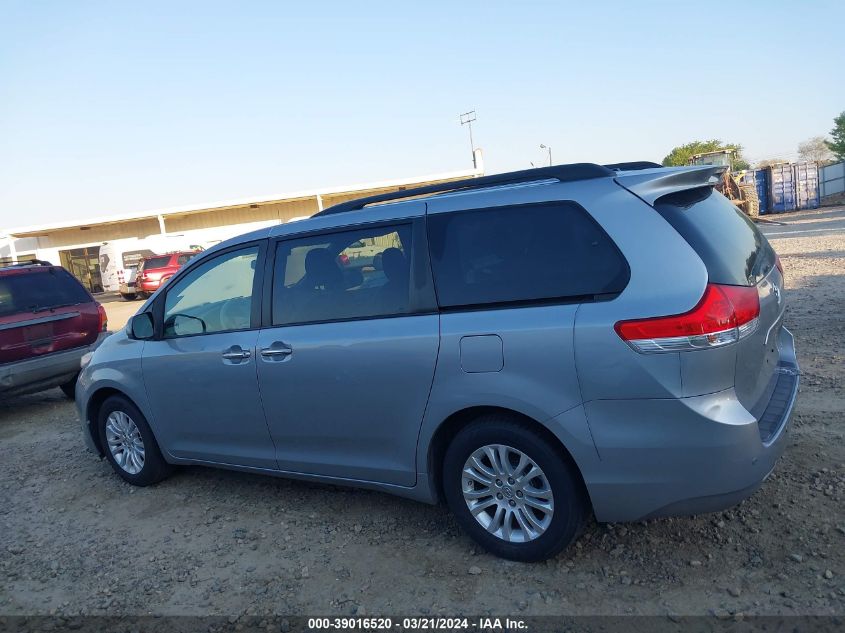 5TDYK3DC4ES483547 2014 Toyota Sienna Xle V6 8 Passenger