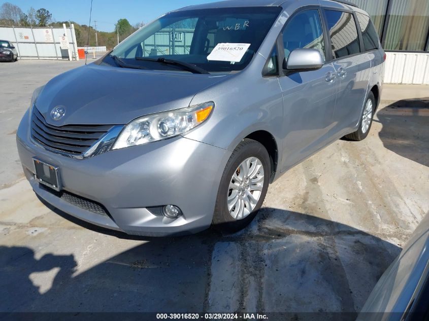 5TDYK3DC4ES483547 2014 Toyota Sienna Xle V6 8 Passenger