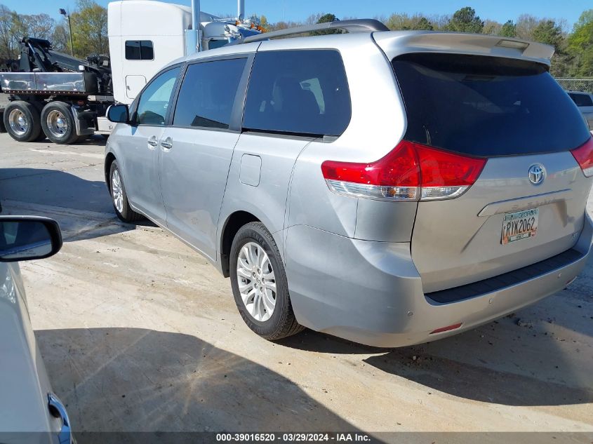 5TDYK3DC4ES483547 2014 Toyota Sienna Xle V6 8 Passenger