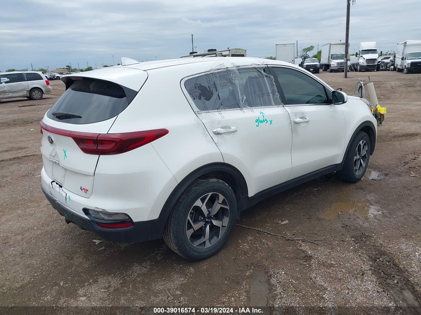 VIN KNDPM3AC1N7957829 2022 KIA SPORTAGE LX