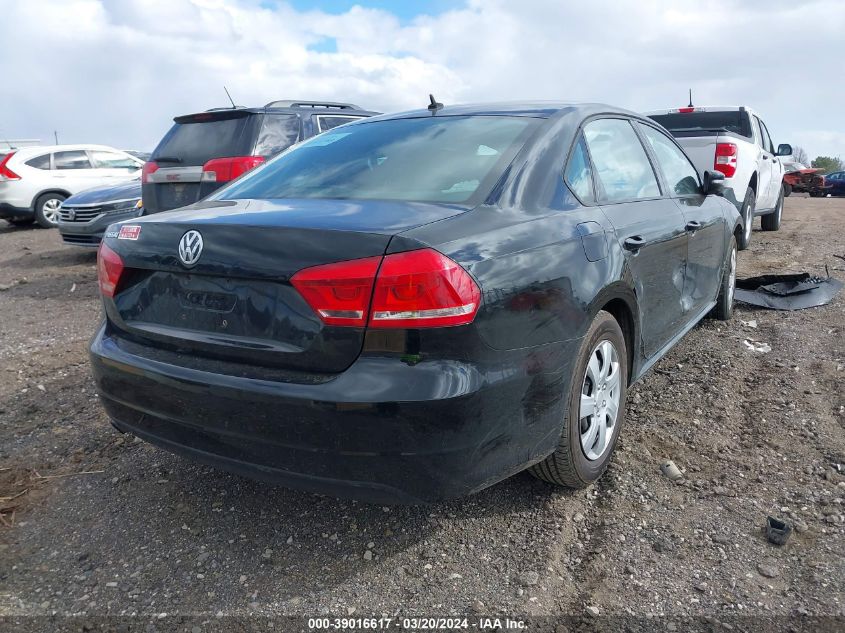 1VWAP7A38DC124746 2013 Volkswagen Passat 2.5L S