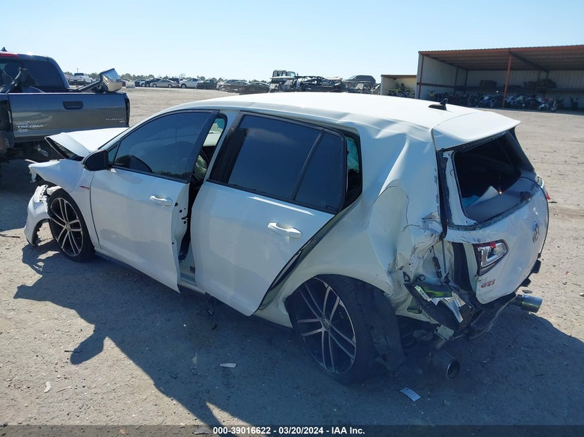 2017 VOLKSWAGEN GOLF GTI AUTOBAHN 4-DOOR/S 4-DOOR/SE 4-DOOR/SPORT 4-DOOR - 3VW547AU7HM066541