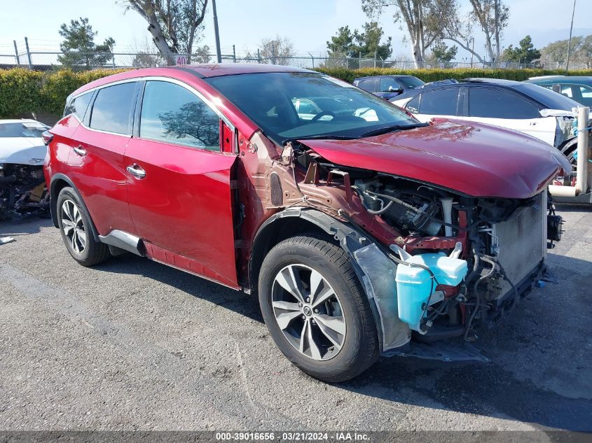 2019 Nissan Murano S VIN: 5N1AZ2MJ9KN152708 Lot: 39016656