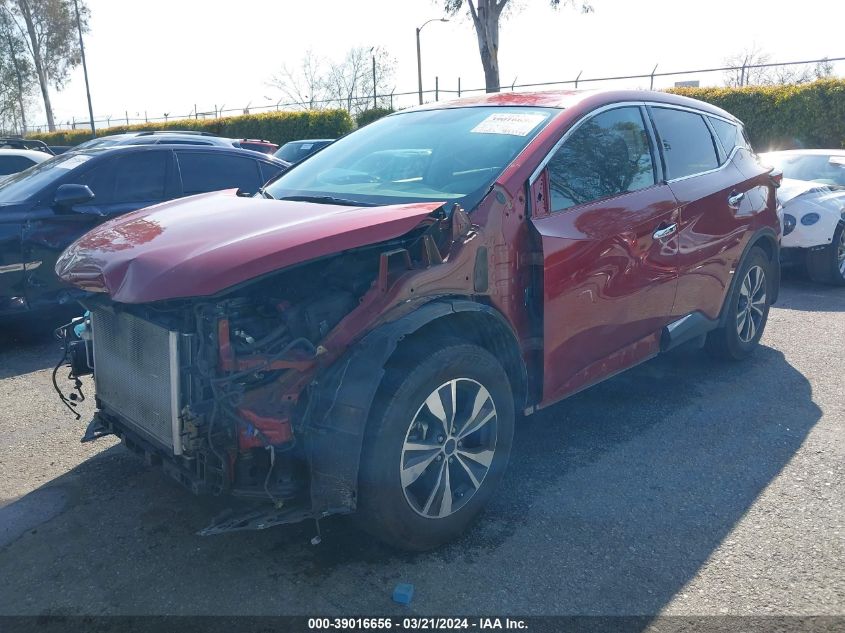 2019 Nissan Murano S VIN: 5N1AZ2MJ9KN152708 Lot: 39016656