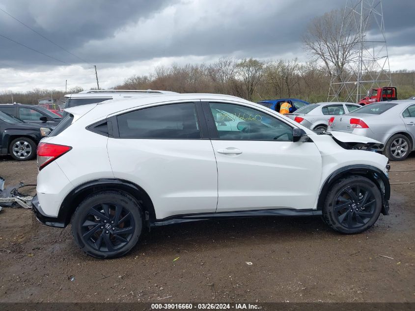 2022 Honda Hr-V Awd Sport VIN: 3CZRU6H10NM774212 Lot: 39016660