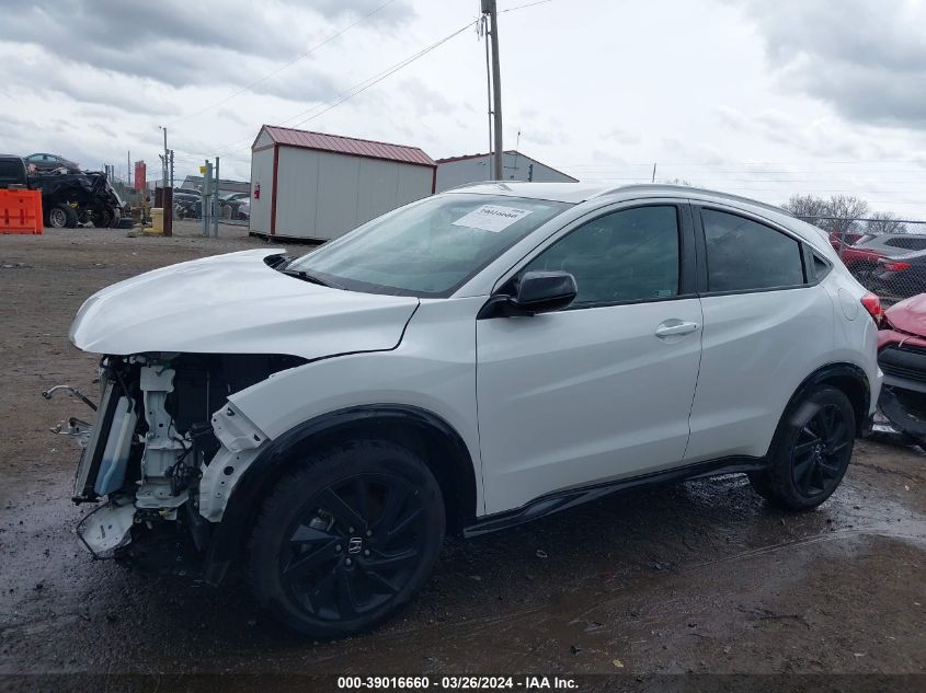 2022 Honda Hr-V Awd Sport VIN: 3CZRU6H10NM774212 Lot: 39016660