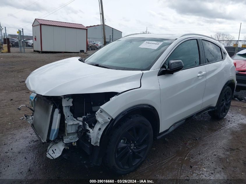 2022 Honda Hr-V Awd Sport VIN: 3CZRU6H10NM774212 Lot: 39016660