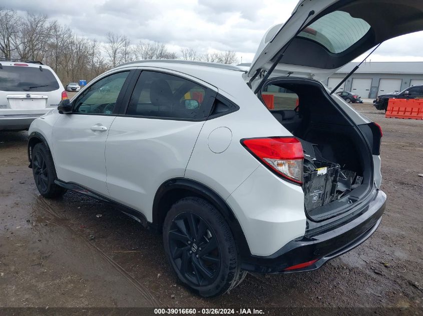 2022 Honda Hr-V Awd Sport VIN: 3CZRU6H10NM774212 Lot: 39016660