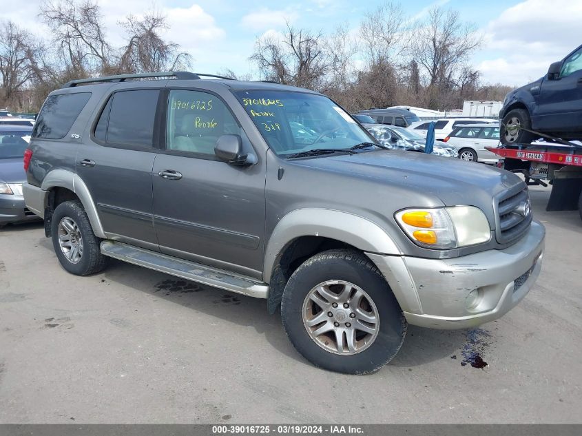 2004 Toyota Sequoia Sr5 V8 VIN: 5TDBT44AX4S208013 Lot: 39016725