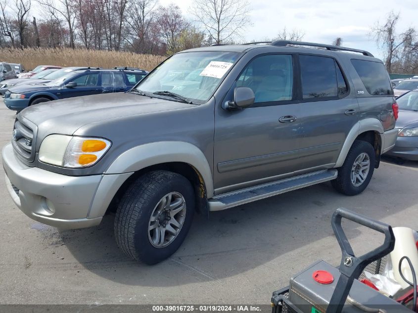 2004 Toyota Sequoia Sr5 V8 VIN: 5TDBT44AX4S208013 Lot: 39016725