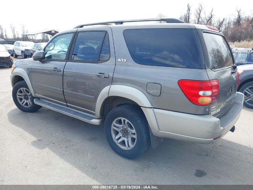 2004 Toyota Sequoia Sr5 V8 VIN: 5TDBT44AX4S208013 Lot: 39016725