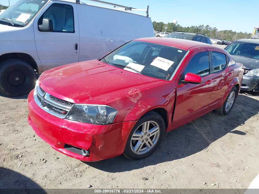 2013 DODGE AVENGER SXT - 1C3CDZCB1DN590645