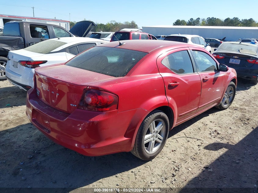2013 DODGE AVENGER SXT - 1C3CDZCB1DN590645