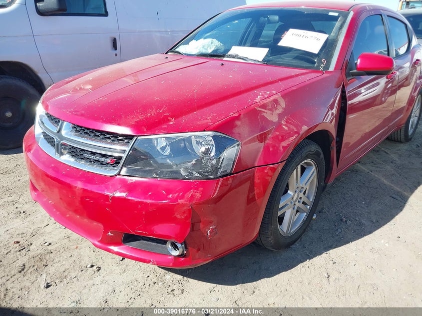 2013 DODGE AVENGER SXT - 1C3CDZCB1DN590645