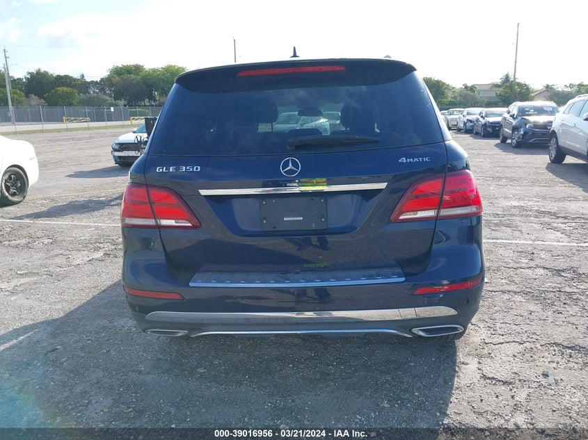2017 MERCEDES-BENZ GLE 350 350 4MATIC - 4JGDA5HB1HA978672