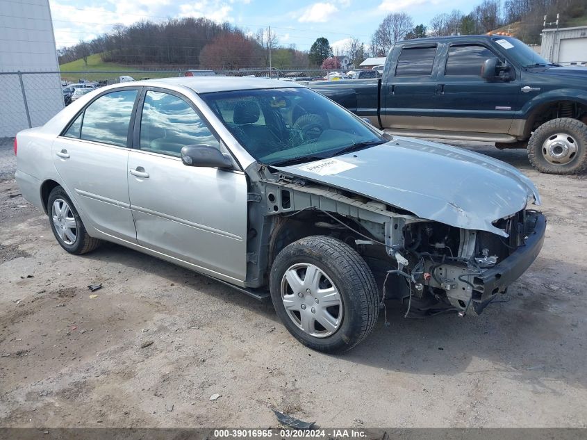 2002 Toyota Camry Le VIN: 4T1BE32K52U600790 Lot: 39016965