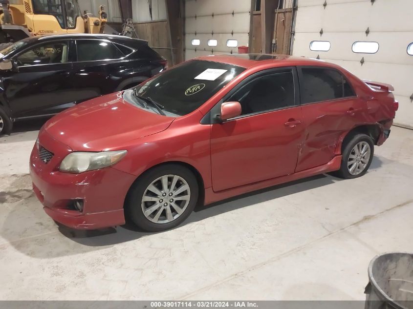 2010 Toyota Corolla S VIN: 2T1BU4EE9AC294921 Lot: 39017114