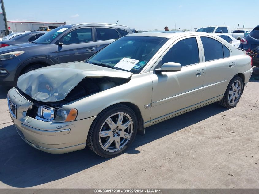 2005 Volvo S60 2.5T VIN: YV1RS592952473839 Lot: 39017280