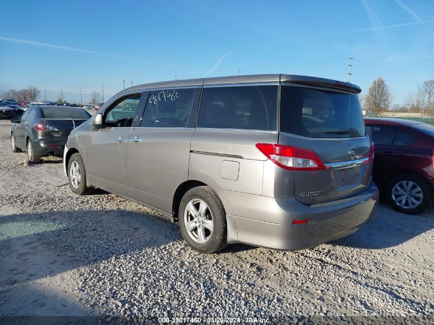 JN8AE2KPXC9045611 2012 Nissan Quest Sv