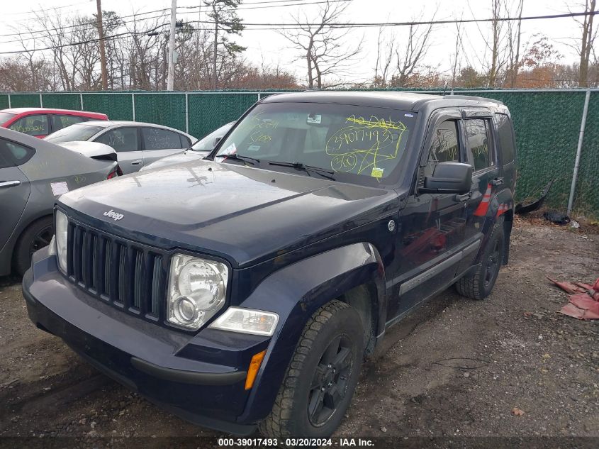 2012 Jeep Liberty Sport VIN: 1C4PJMAK8CW128796 Lot: 39017493