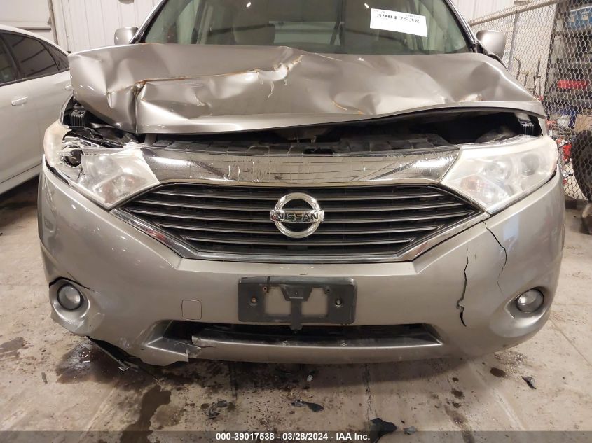 2012 Nissan Quest Sv VIN: JN8AE2KPXC9051506 Lot: 39017538