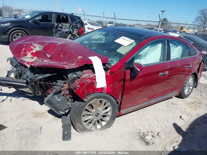 5NPE34AF9FH175964 2015 HYUNDAI SONATA - Image 2