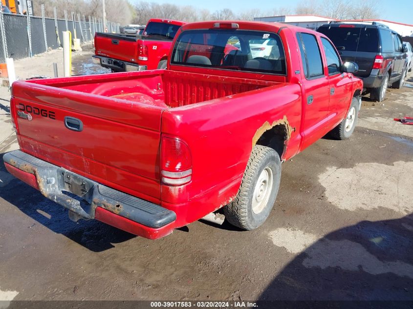 2000 Dodge Dakota Slt/Sport VIN: 1B7GL2AX9YS708096 Lot: 39017583