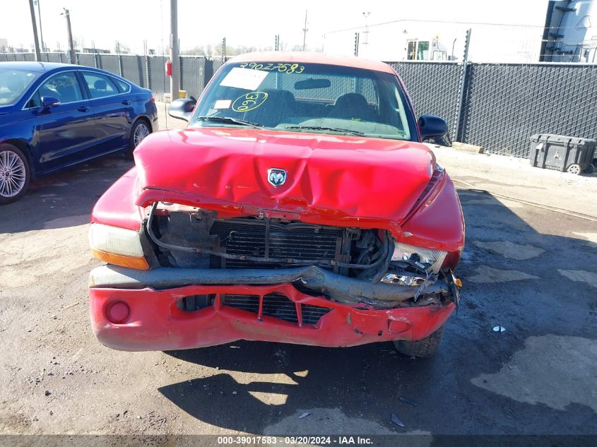 2000 Dodge Dakota Slt/Sport VIN: 1B7GL2AX9YS708096 Lot: 39017583