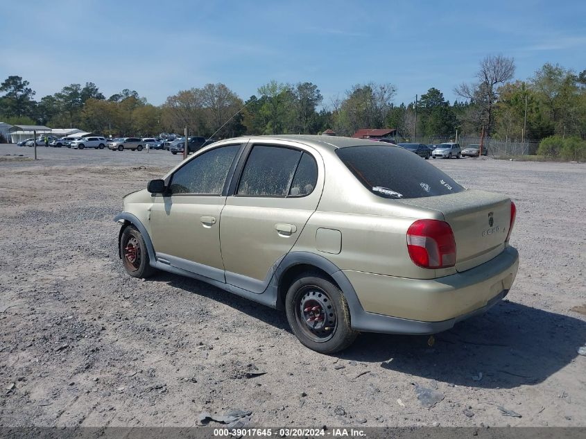 2001 Toyota Echo VIN: JTDBT123410119068 Lot: 39017645