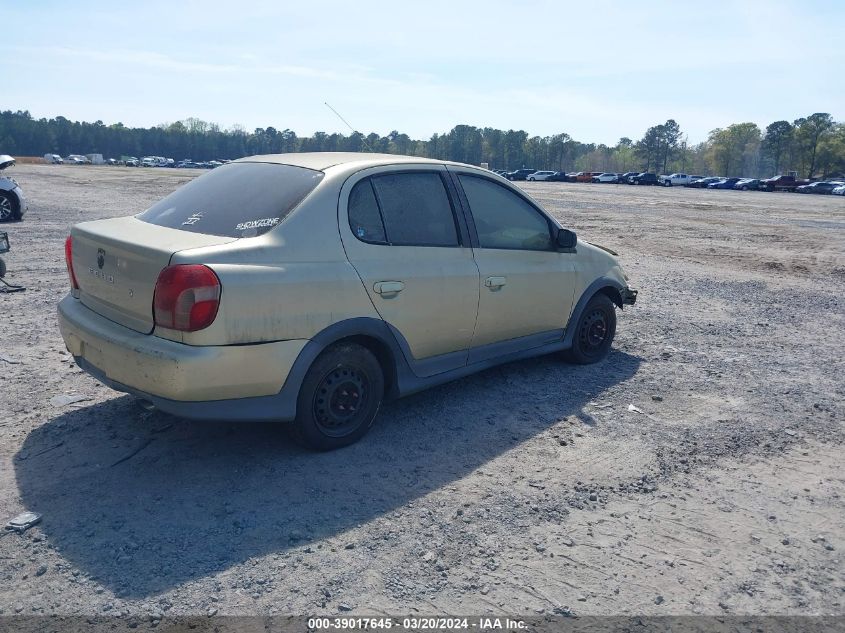 2001 Toyota Echo VIN: JTDBT123410119068 Lot: 39017645