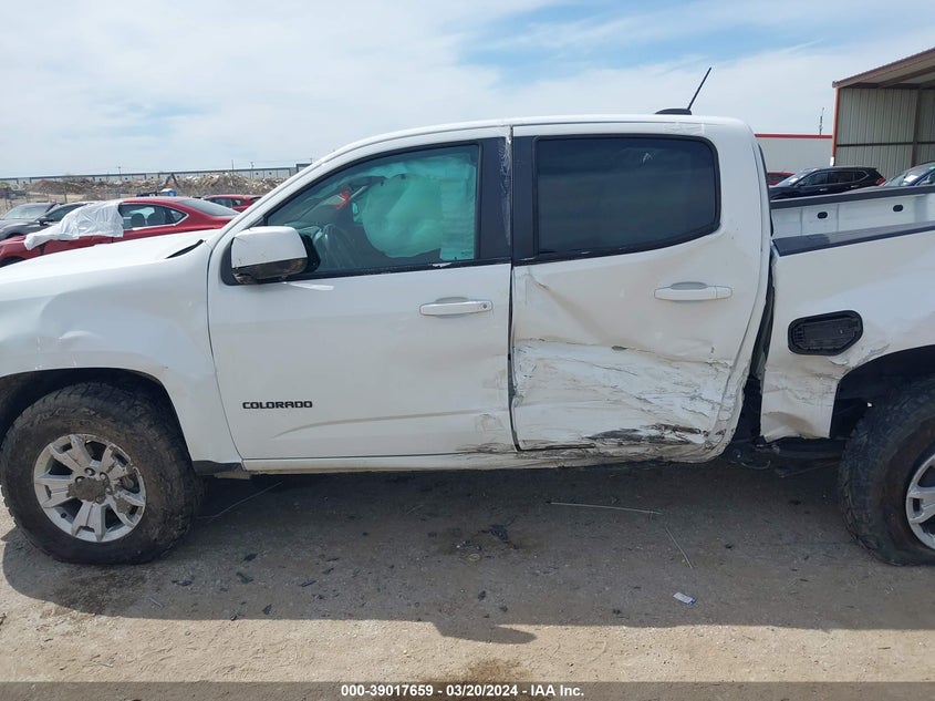 VIN 1GCGSCEN7J1212338 2018 CHEVROLET COLORADO LT