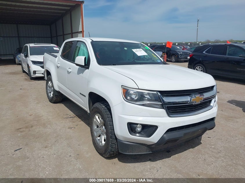 VIN 1GCGSCEN7J1212338 2018 CHEVROLET COLORADO LT