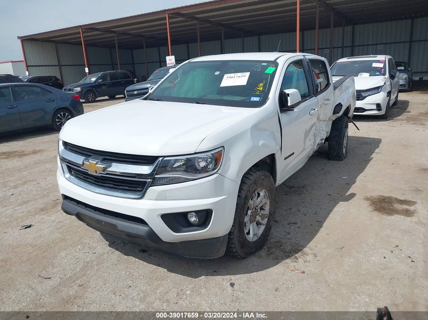 VIN 1GCGSCEN7J1212338 2018 CHEVROLET COLORADO LT