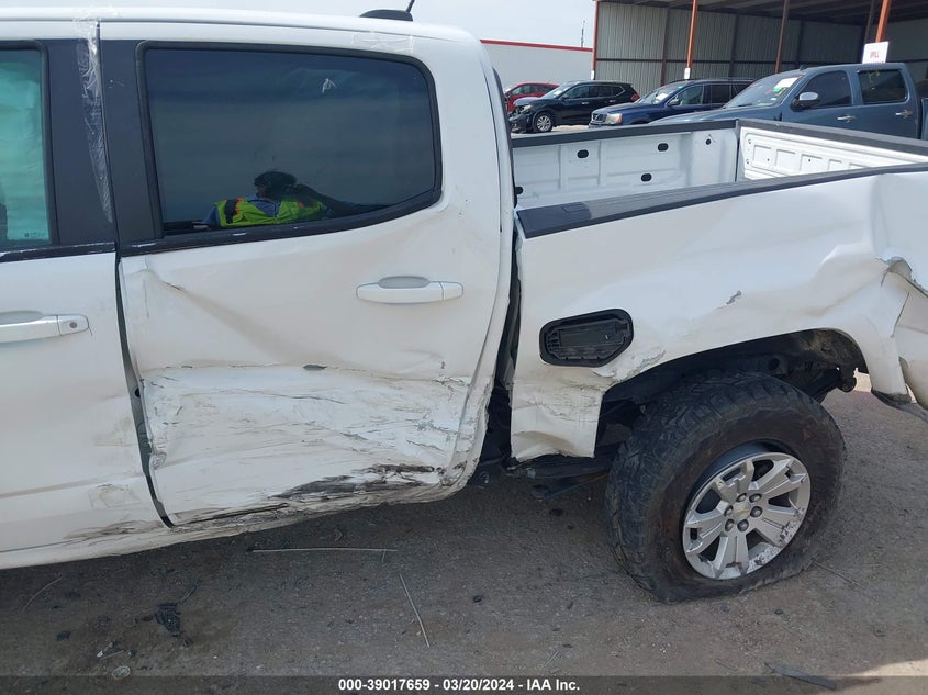 VIN 1GCGSCEN7J1212338 2018 CHEVROLET COLORADO LT