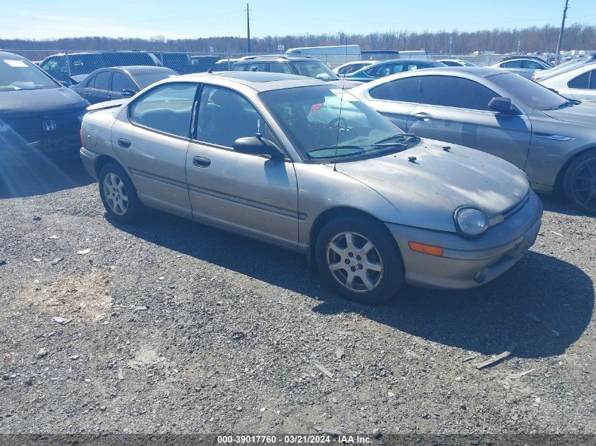 1998 Dodge Neon Competition/Highline VIN: 1B3ES47Y6WD577072 Lot: 39017760