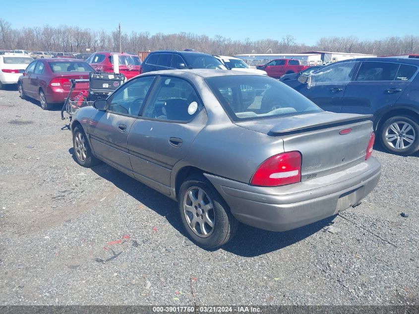 1998 Dodge Neon Competition/Highline VIN: 1B3ES47Y6WD577072 Lot: 39017760