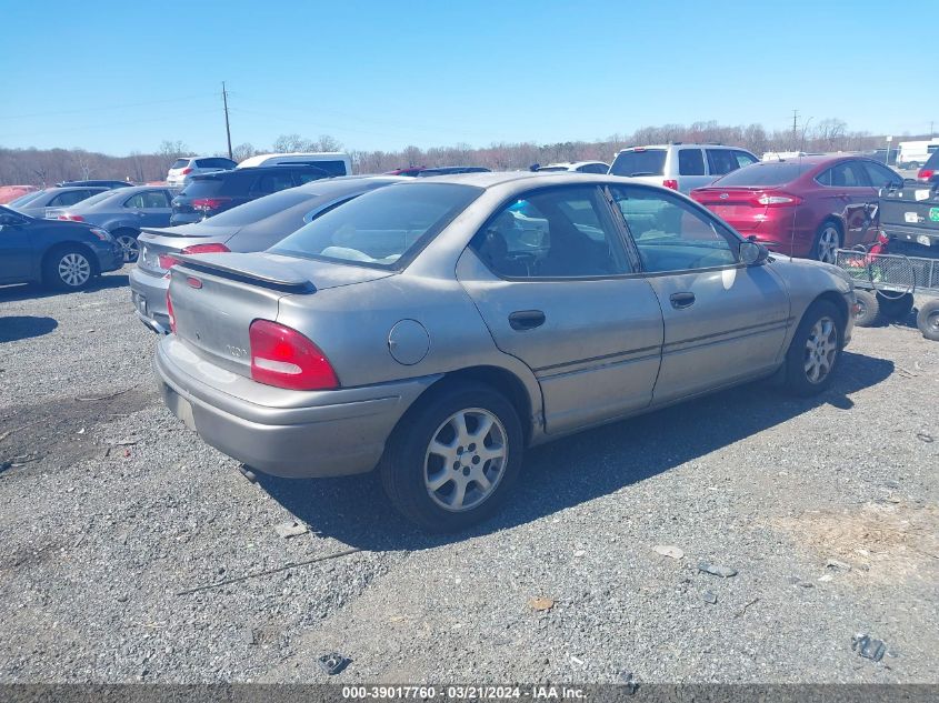 1998 Dodge Neon Competition/Highline VIN: 1B3ES47Y6WD577072 Lot: 39017760