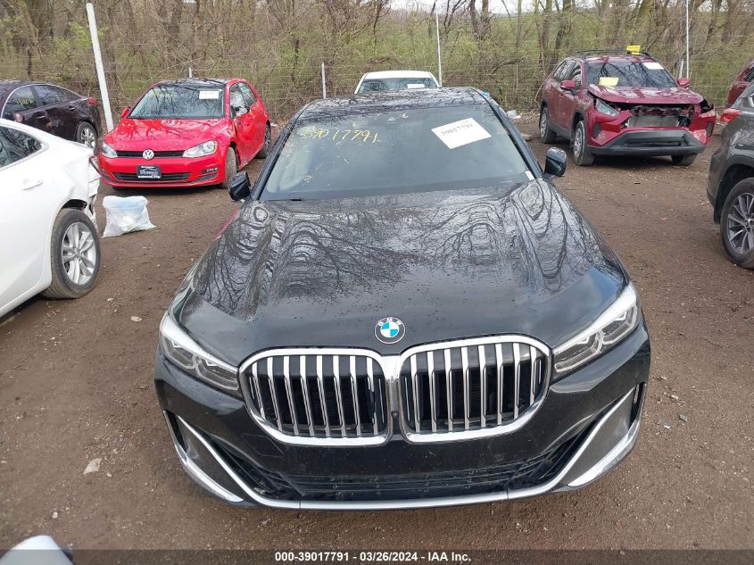 2022 BMW 740 I xDrive VIN: WBA7T4C04NCJ13669 Lot: 39017791