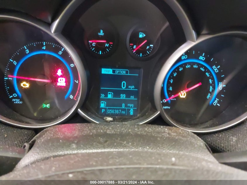 2016 CHEVROLET CRUZE LIMITED LT - 1G1PE5SB3G7153686