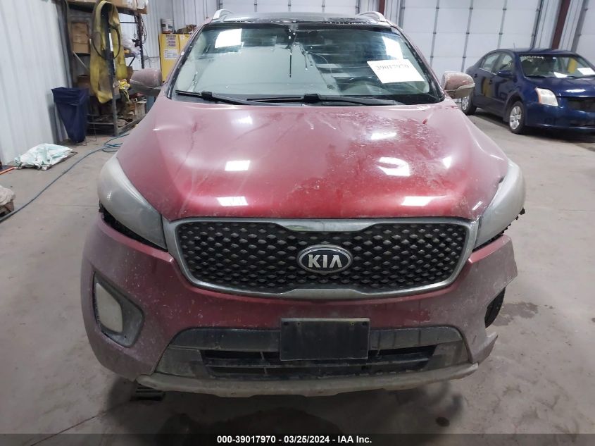 2016 Kia Sorento 3.3L Sx VIN: 5XYPKDA50GG085307 Lot: 39017970