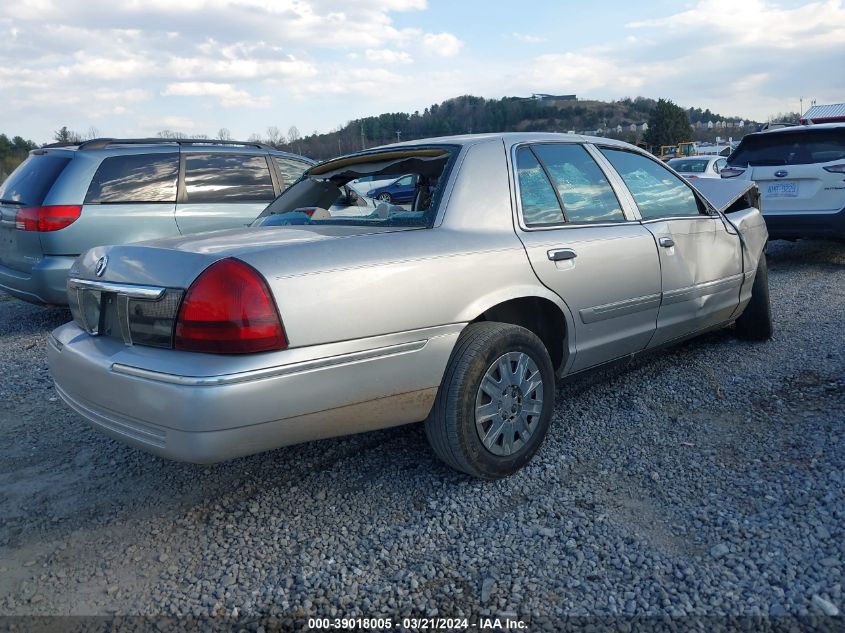 2007 Mercury Grand Marquis Gs VIN: 2MEFM74V67X621038 Lot: 39018005