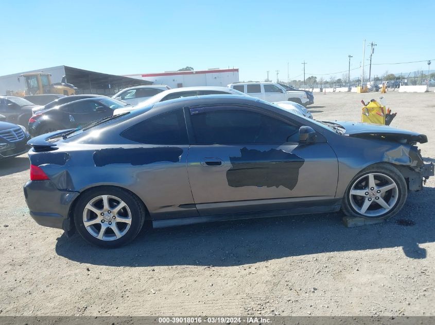 2002 Acura Rsx VIN: JH4DC54892C010080 Lot: 39018016