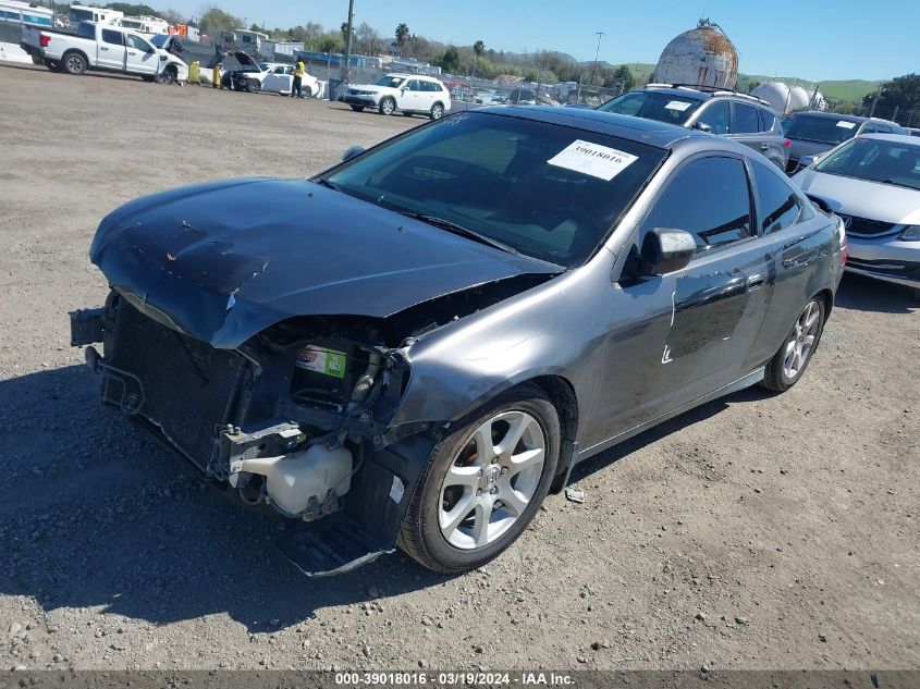 2002 Acura Rsx VIN: JH4DC54892C010080 Lot: 39018016