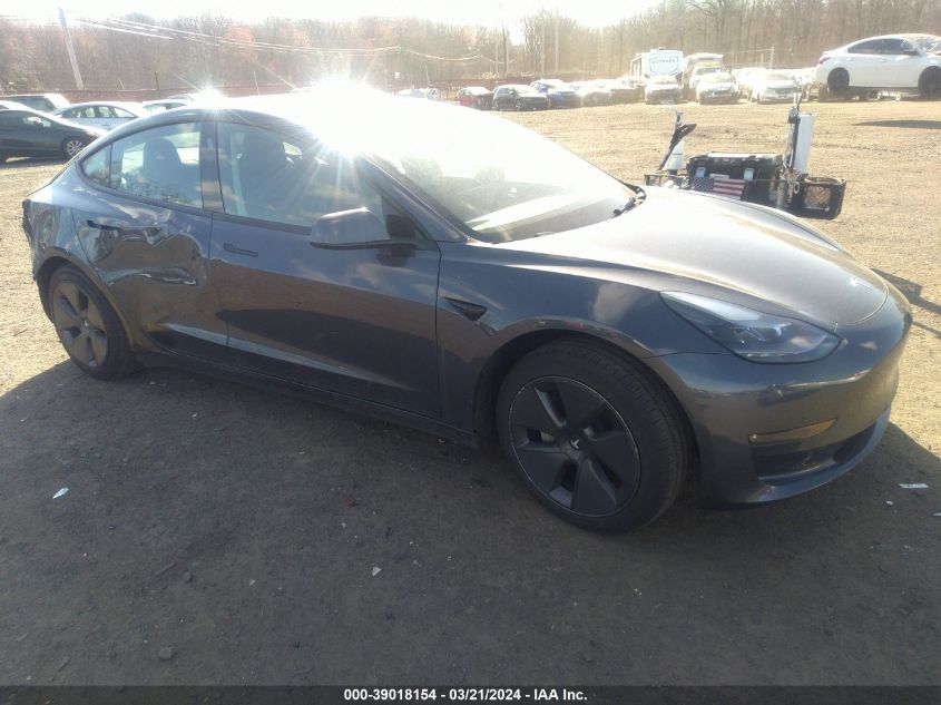 2022 TESLA MODEL 3 LONG RANGE DUAL MOTOR ALL-WHEEL DRIVE - 5YJ3E1EB1NF205544