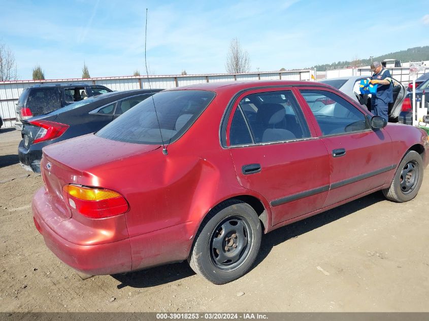 2001 Chevrolet Prizm VIN: 1Y1SK52871Z403680 Lot: 39018253