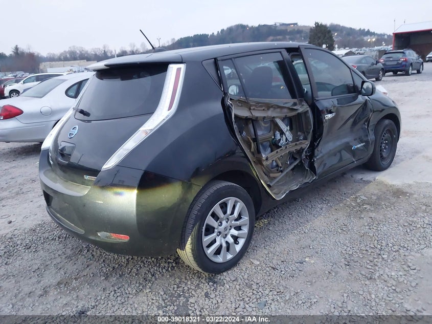 2015 Nissan Leaf S VIN: 1N4AZ0CP4FC324410 Lot: 39018321