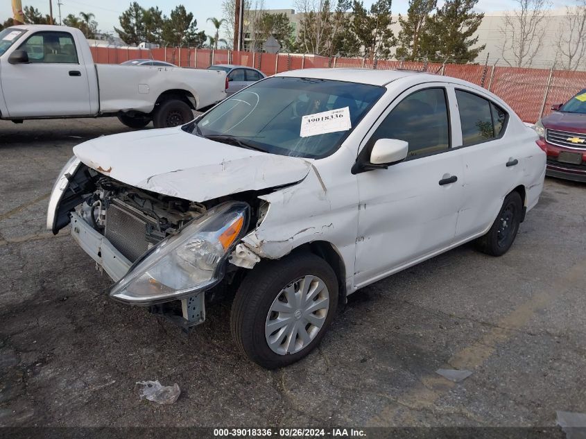 2018 Nissan Versa 1.6 S+ VIN: 3N1CN7AP2JL886980 Lot: 39018336