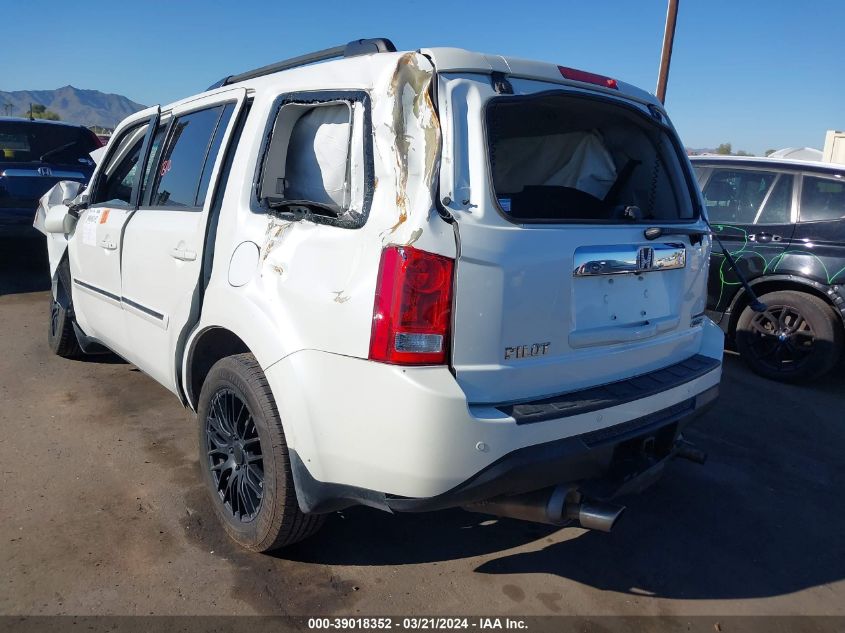 2012 Honda Pilot Touring VIN: 5FNYF4H93CB029574 Lot: 39018352