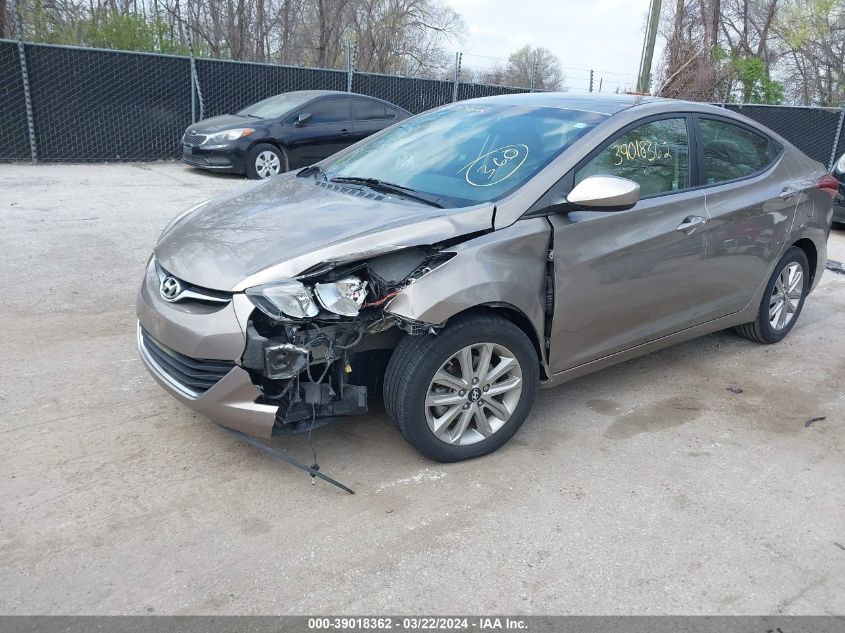 2015 Hyundai Elantra Se VIN: 5NPDH4AE2FH612496 Lot: 48303034